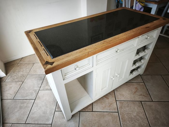 Granite Top Kitchen Island