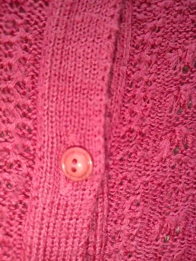 Pink Knitwear cardigan by Heinzelman small