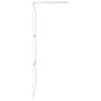 Walk-in Shower Wall with Half Frosted ESG Glass 115x195 cm Image 5