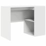 Corner Desk with Drawer White 102 x 50 x 75 cm Image 5