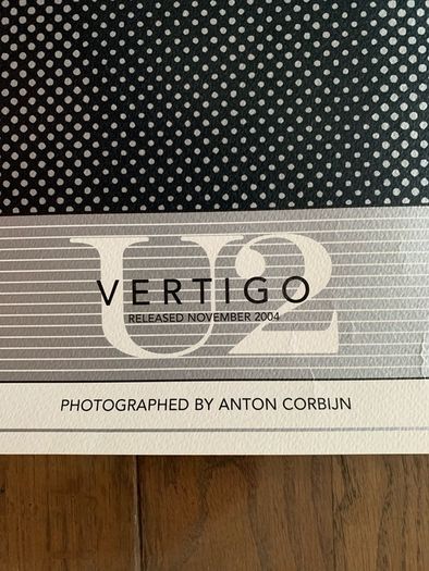 U2 - Vertigo Lithograph - Very Rare