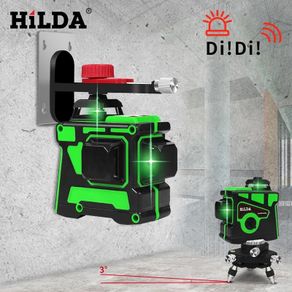 Laser Level 12 Lines 3D Level Self-Leveling 360 Horizontal And Vertical Cross Super Powerful Green Laser Level