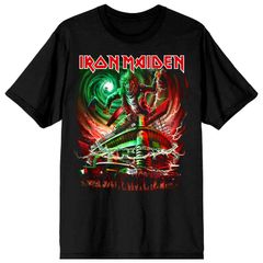Iron Maiden RARE T-Shirt San Siro Milan Run For Your Lives 2026 - Size L