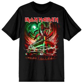 Iron Maiden RARE T-Shirt San Siro Milan Run For Your Lives 2026 - Size L