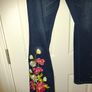 Stunning brand NEW Joe Browns  Floral Print Embroidered Bootcut Jeans, size 8 Image 8
