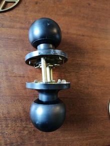 Free black door knob