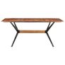 Dining Table 180x90x76 cm Solid Mango Wood Image 3