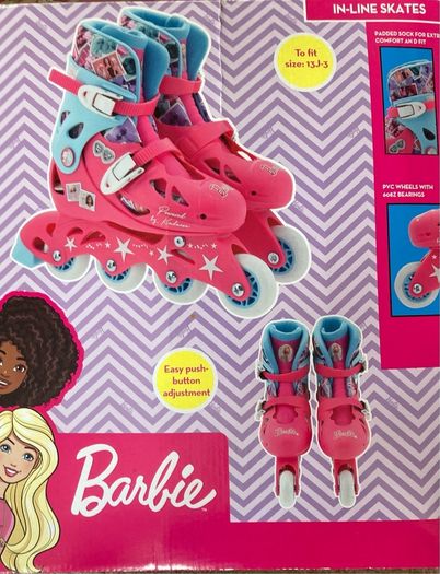 Barbie In-line Skates (Size 13J-3)