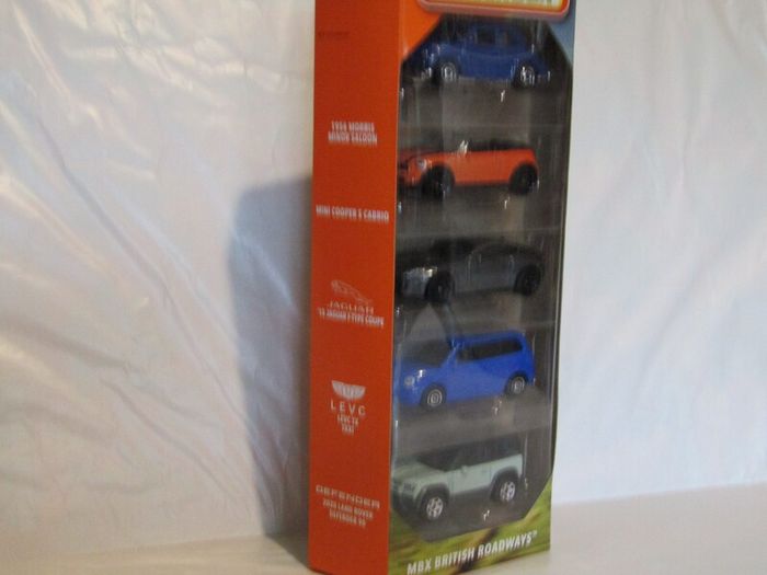Matchbox Mattel Mbx British Roadways 5 Pack Assortment Brand New Sealed