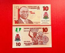 Nigeria  10 Naira 2022 Polymer / Plastic  ( Uncirculated )