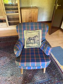 Tartan Style Arm Chair
