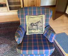 Tartan Style Arm Chair