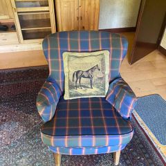 Tartan Style Arm Chair