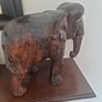 wooden elephant Image 5