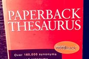 Chambers Paperback Thesaurus.