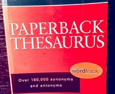 Chambers Paperback Thesaurus.