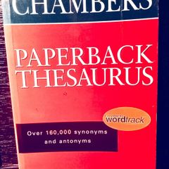 Chambers Paperback Thesaurus.