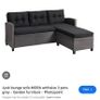 Rattan garden sofa and table Image 4