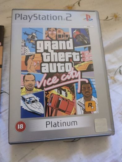 Grand Theft Auto Vice City Platinum PS2 Sony Playstation 2 PAL  gta poster