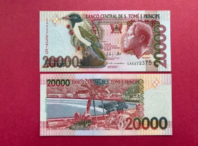 St Thomas & Prince  20000 Dobras. 2013. Pick 67e. ( Uncirculated )