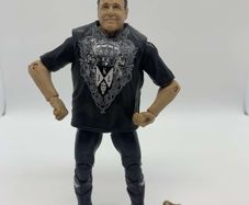 wwe elite custom commentator Jerry the king lawler action figure