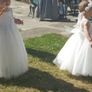 Flower girl dress ivory size 2 year old Image 6