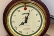 Original Vintage Jameson Irish Whiskey Pub Clock