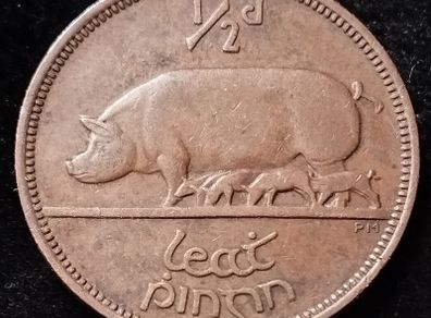 Ireland - 1943 - Half Penny - KM.10 - [974]