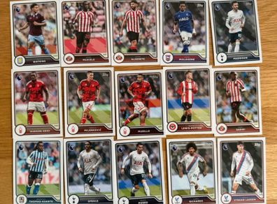 Lot of 15 Topps premier league 26/27 season
