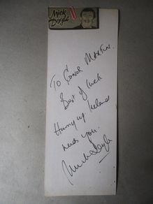 Irish Rugby / Mick Doyle Autograph