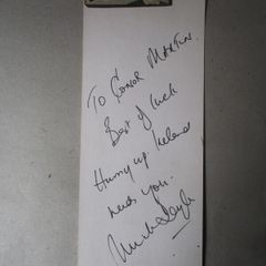 Irish Rugby / Mick Doyle Autograph