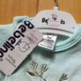 BNWT Babygrow/Sleepsuit + Matching Hat Image 2