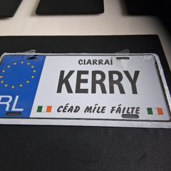 Kerry reg plate