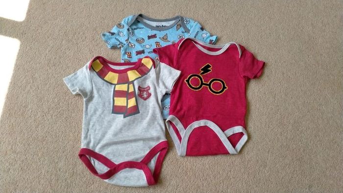 6-9m Harry potter vests x3
