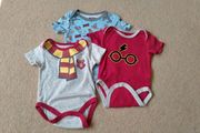 6-9m Harry potter vests x3