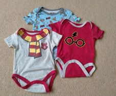 6-9m Harry potter vests x3