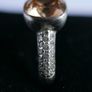 Vintage Genuine Fossil Sterling Silver 925 hallmarked  Yellow Stone Ring size P - 5,2g Image 6