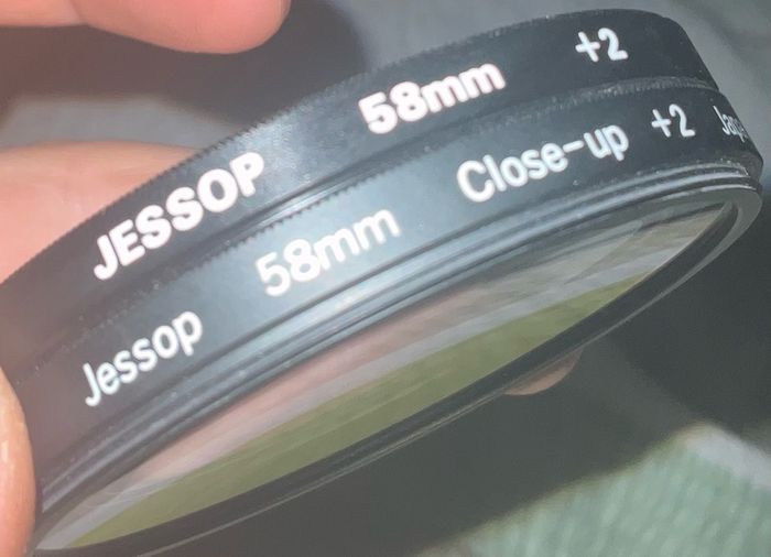 58 mm jessop close-up +2 filters