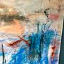 XL Framed Original Art Original Abstract Painting Image 10