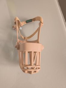 Basket muzzle for small dog