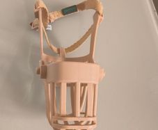 Basket muzzle for small dog