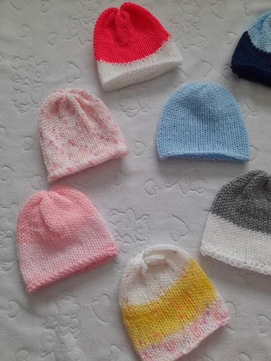 Handmade baby hats
