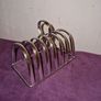 Vintage silver toast rack made in England Image 3
