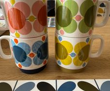 Orla kiely cups x 4