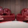 Ashbyrne 3+2 Seater Leather Electric Recliner Sofa Set Image 2