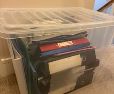 School supplies- project display booklets, polypockets, folders etc
