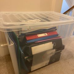 School supplies- project display booklets, polypockets, folders etc