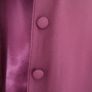 VINTAGE Ester Ken Paris burgundy long-line split panel blouse Sz L (Fit 12-14UK) Image 8