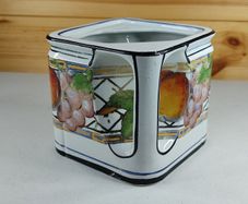 The Cube Teapot Gibson And Sons Burslem England Missing Lid Vintage ART DECO STYLE