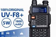 BaoFeng BF-F8+ 5W TRI-POWER Two Way Ham Radio Walkie Talkie Black